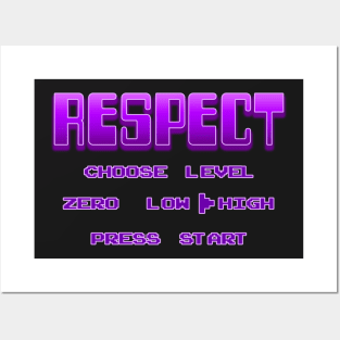 RESPECT Purple Posters and Art